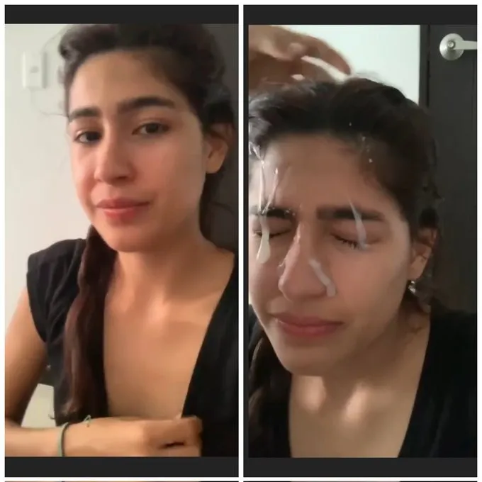 Telugu aunty sex Xxx sex hindi Bf cum on her cute face