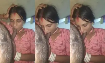 Kerala sex Sanskari’s wife from Rajasthan gives Desi a blowjob.