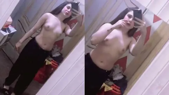 A girl in a naked video that has gone viral