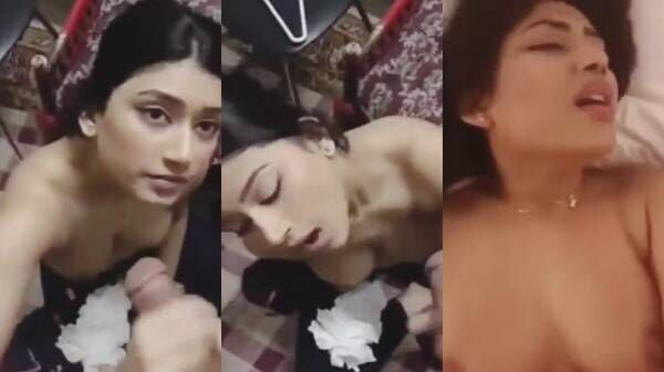 Girl’s handjob and comments in telugu couple video